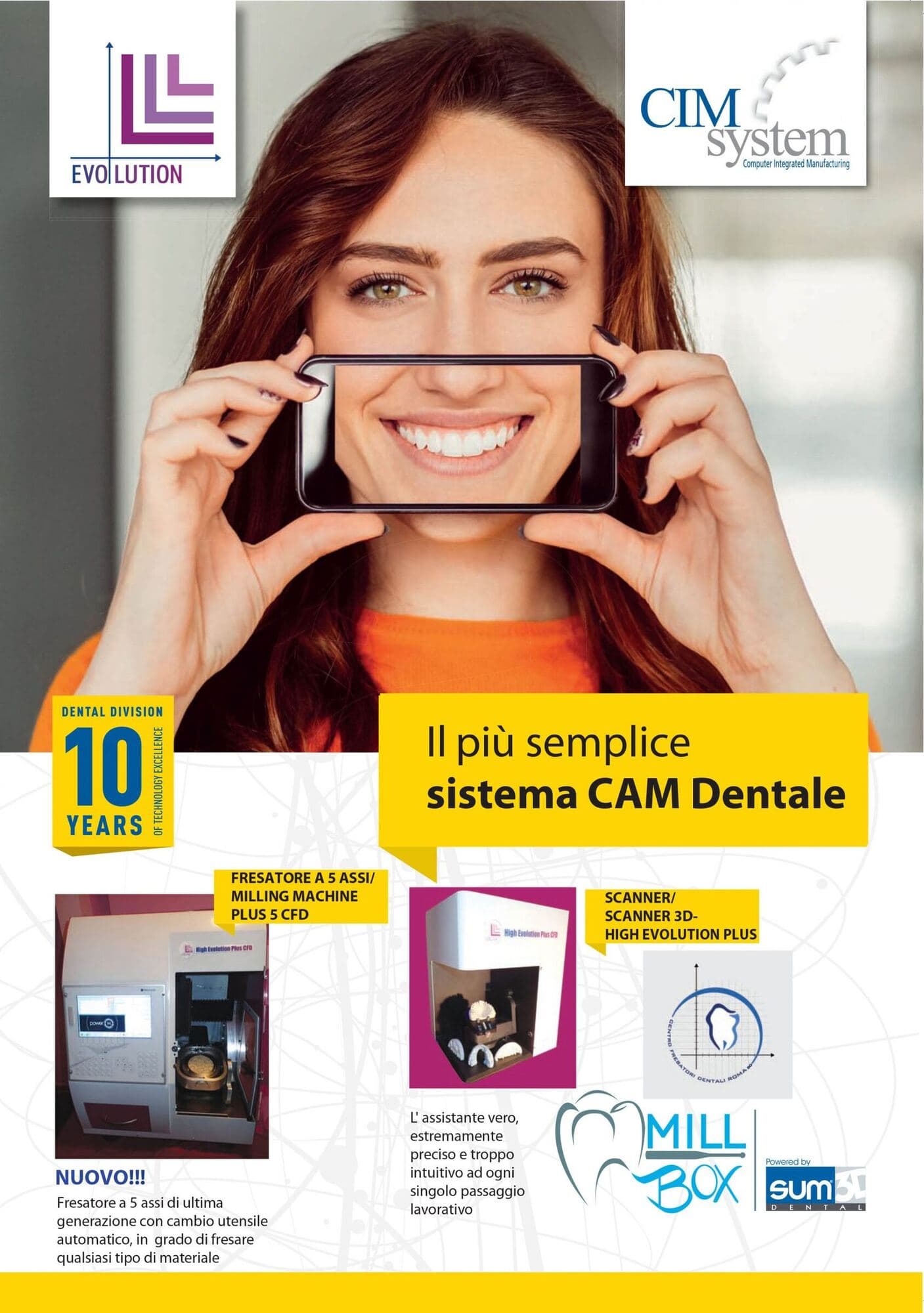 Рекламна листовка за дентална CAD/CAM система